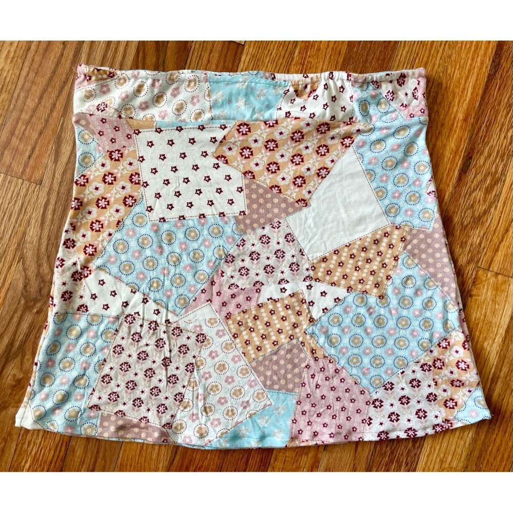 ✨💖Handmade Mixed Fabric Mini Skirt